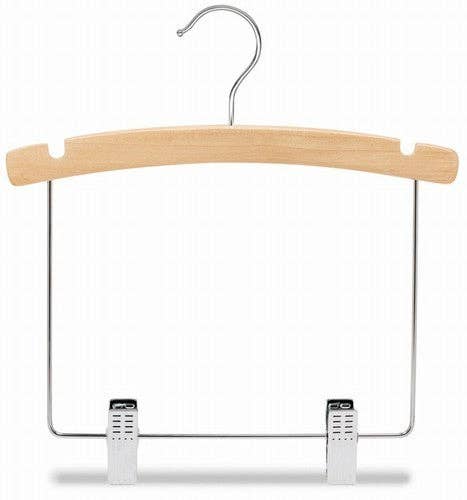 Natural Wooden Baby Display Hanger - 10"
