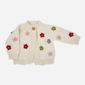 Cotton Flower Cardigan Color Baby Sweaters Clothing