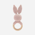 Teether Bunny Pink Rattle Spring Summer Baby Gift