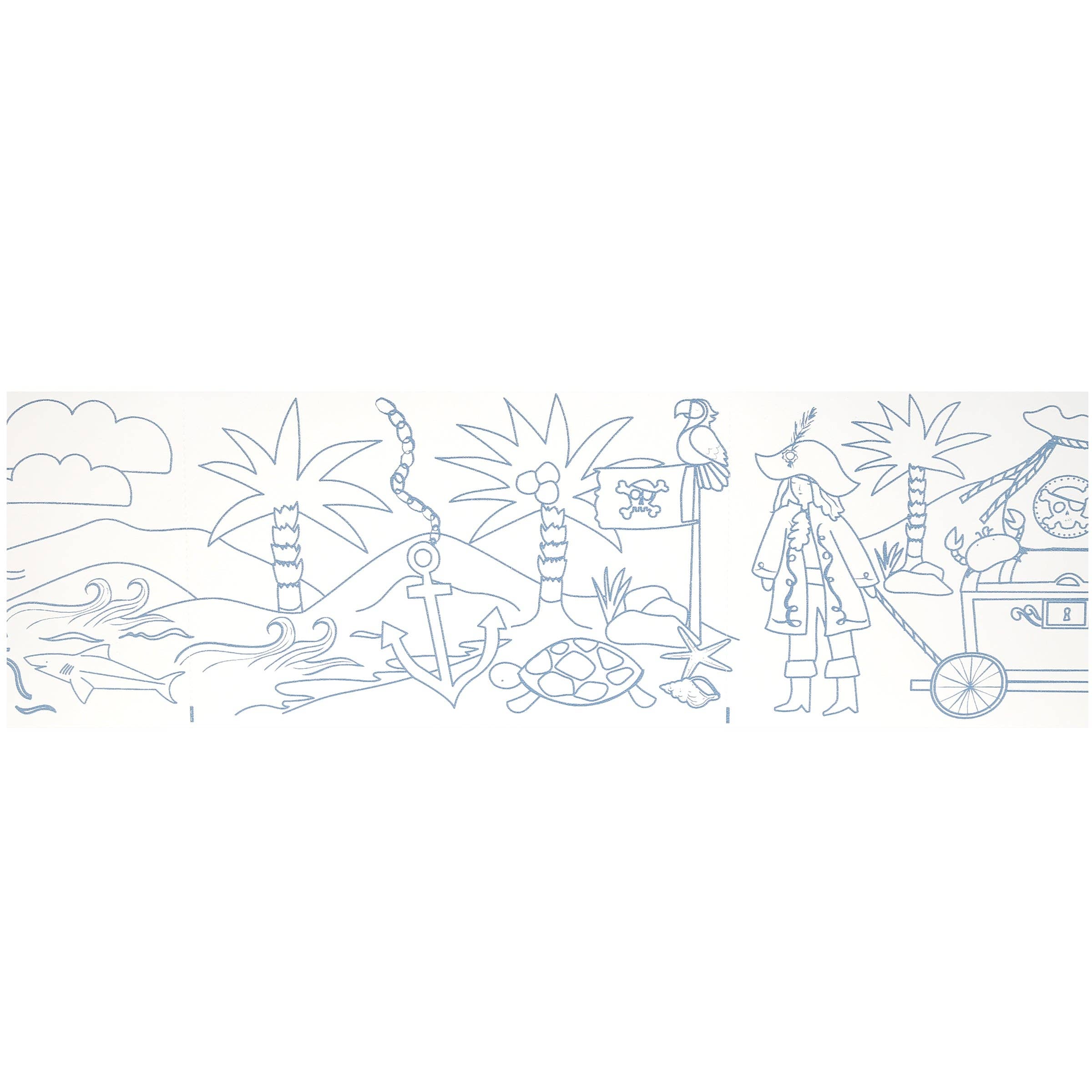 Pirate Colouring Roll