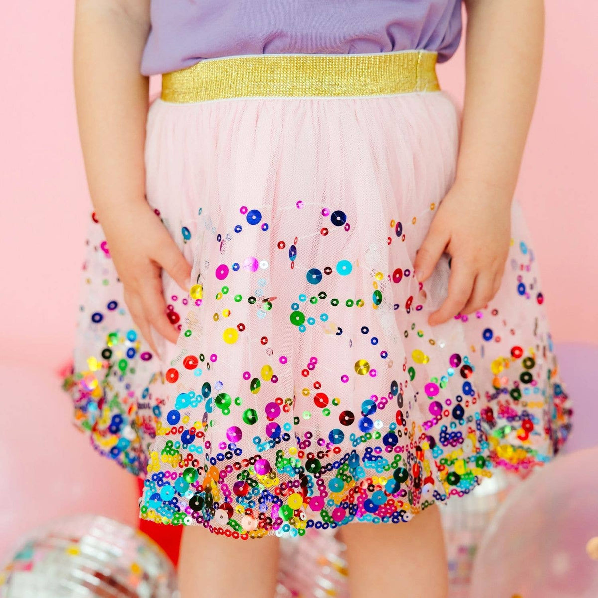 Pink Confetti Tutu Skirt - Dress Up Skirt - Kids Tutu Skirt