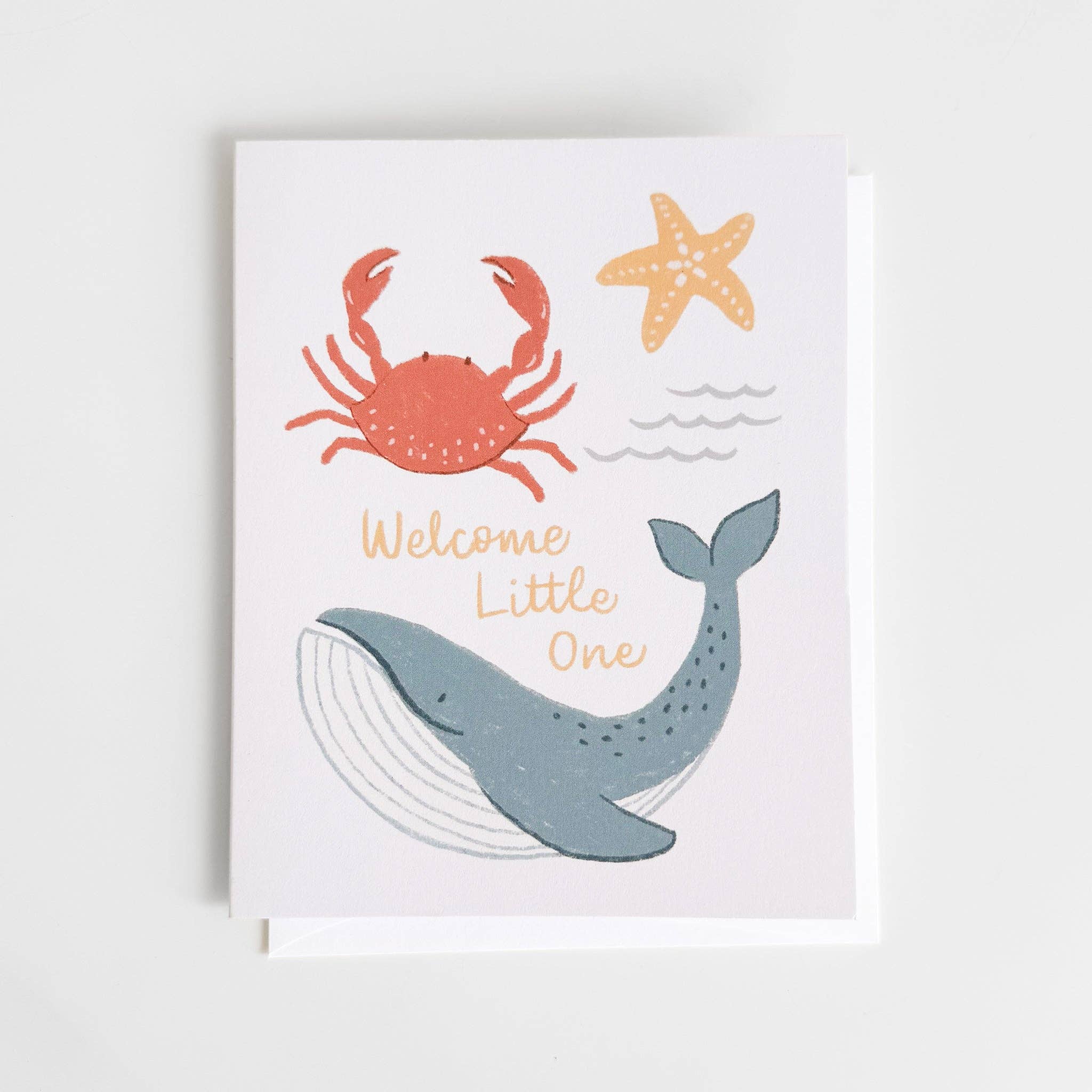 Greeting Card Welcome Little One Nautical