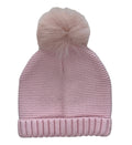1731 - Faux Fur Pompom Knit Hat