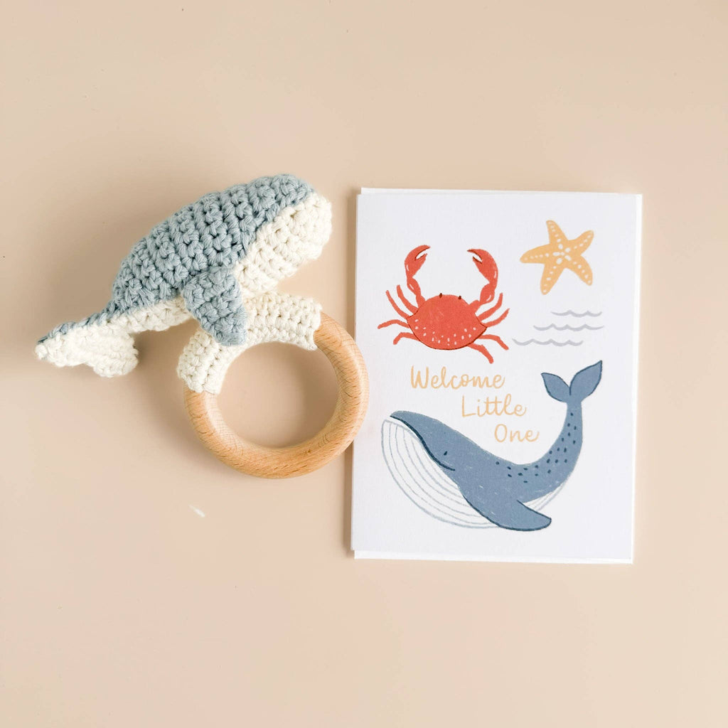 Greeting Card Welcome Little One Nautical