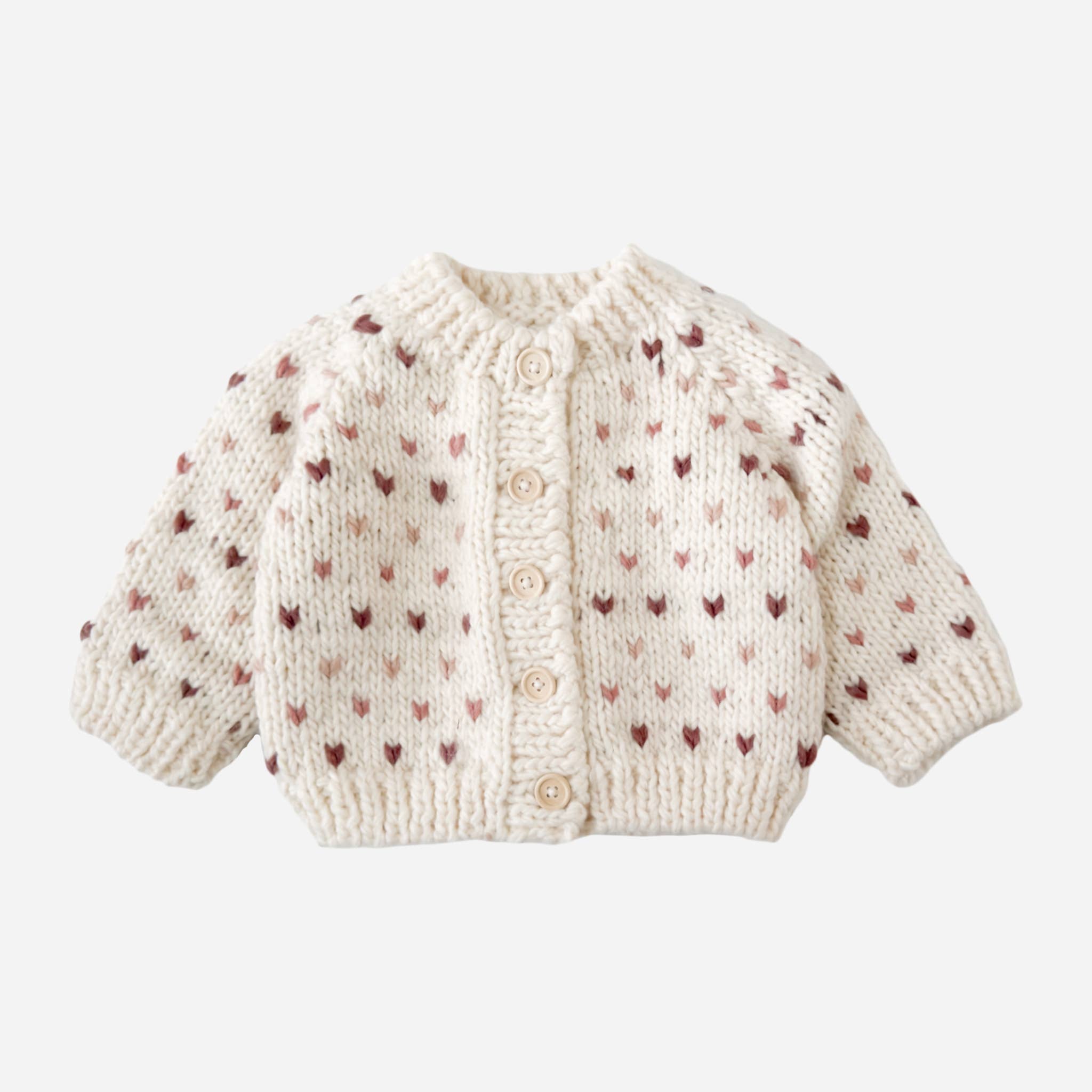Sawyer Cardigan Mauve Baby Kid Fall Winter Sweater