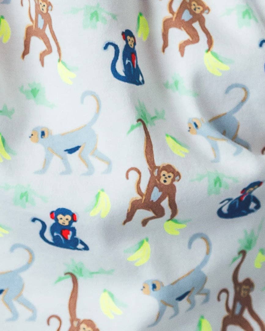 The Organic Long Sleeve Pajama Set [Monkeying Around]