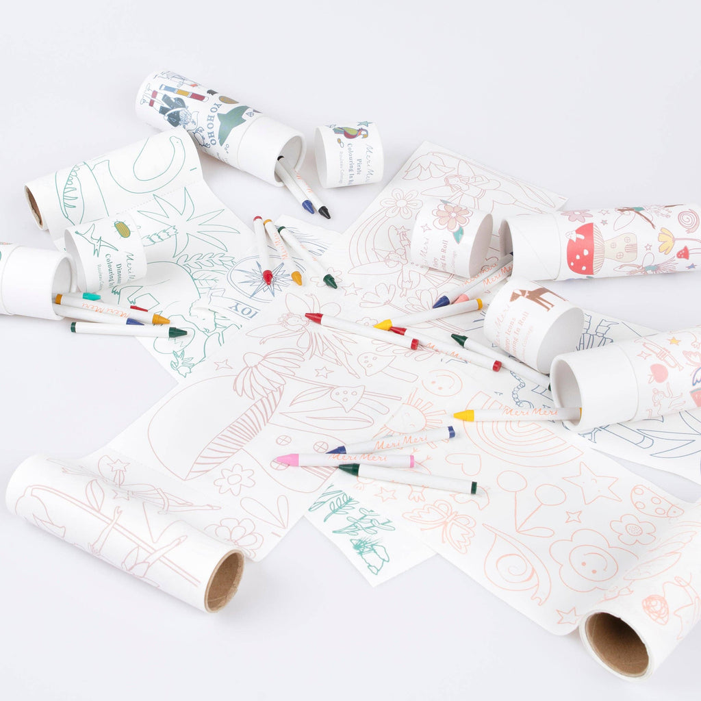Dinosaur Colouring Roll