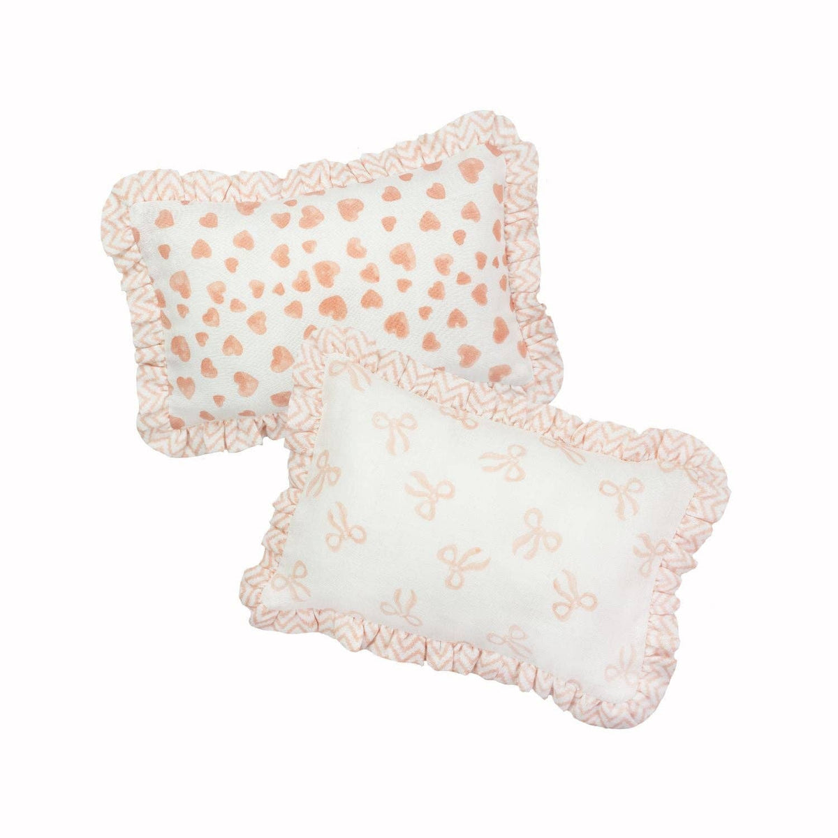 Muslin Ruffle Mini Pillow