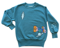 Grateful Dead Moon and Bears Green Crewneck