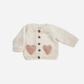 Heart Cardigan Blush Baby Girls Clothing Fall Winter Sweater