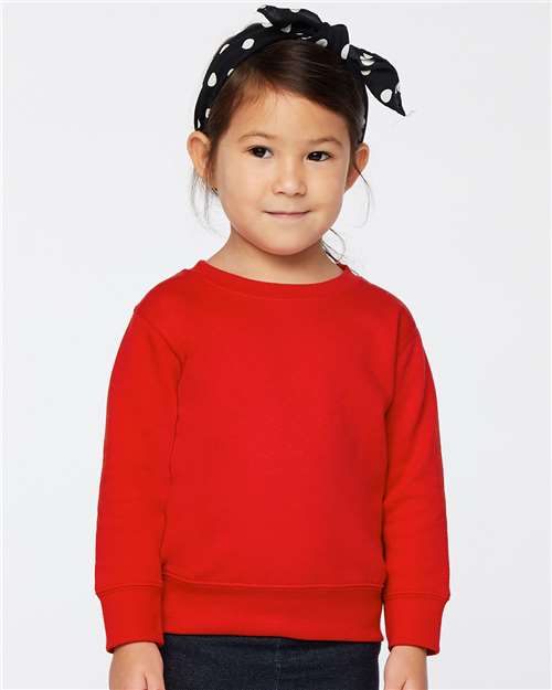 Rabbit Skins 3317 Toddler Fleece Crewneck Sweatshirt
