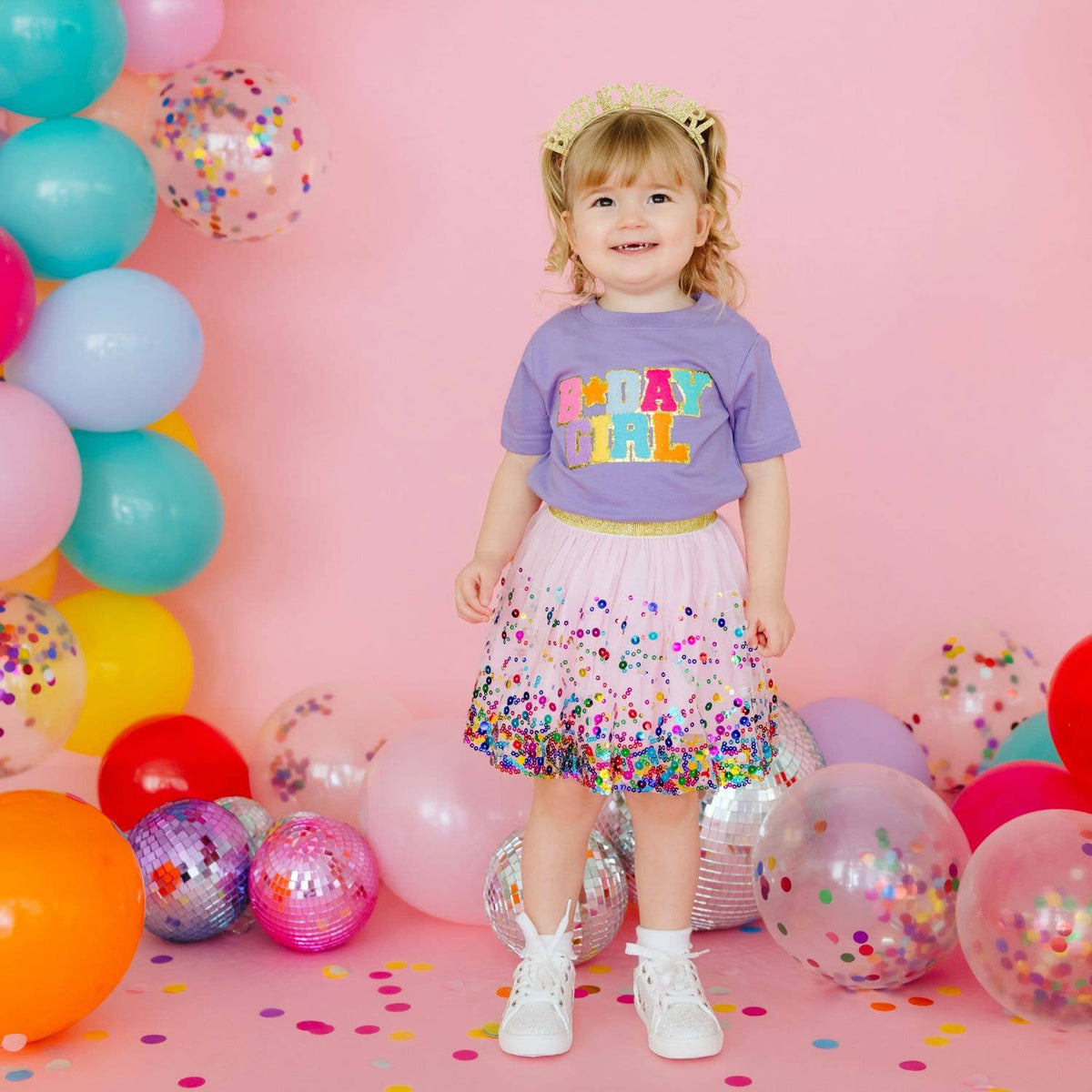 Pink Confetti Tutu Skirt - Dress Up Skirt - Kids Tutu Skirt