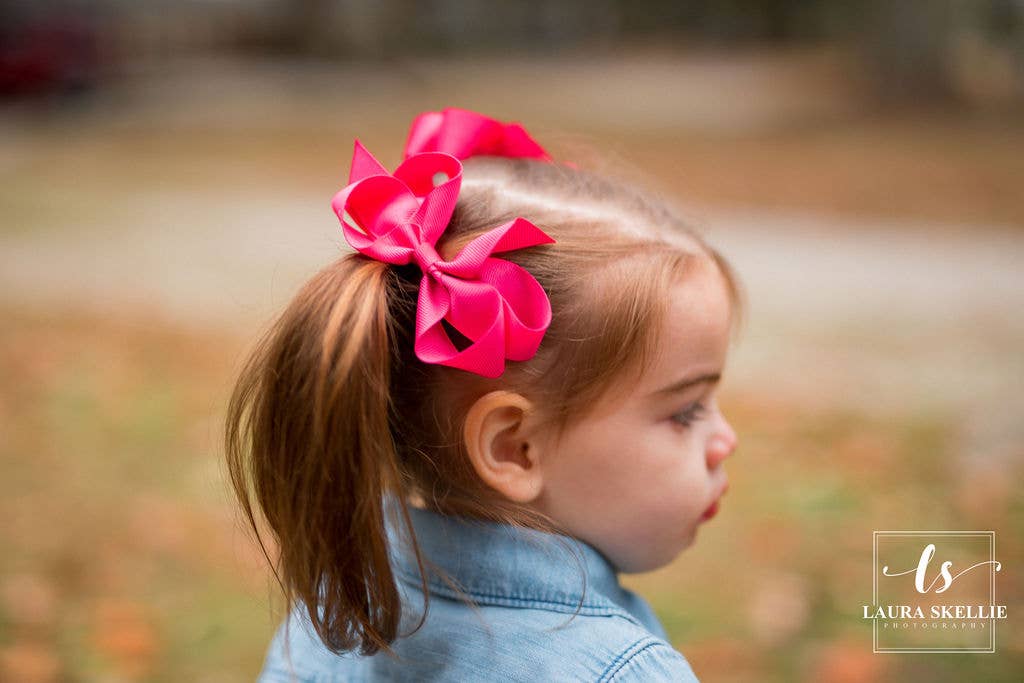 Small (4 in.) Classic Grosgrain Bow by Color