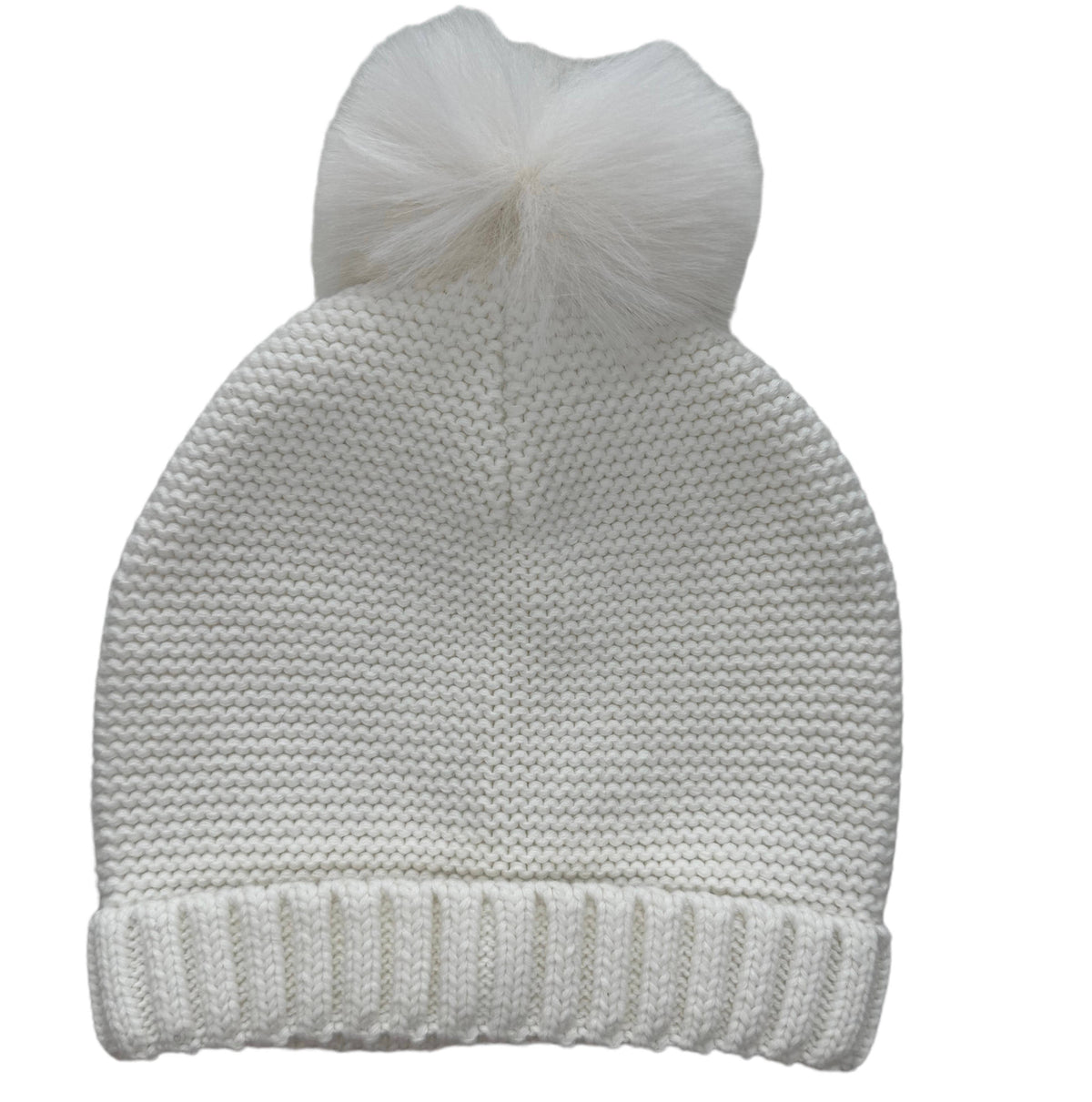 1731 - Faux Fur Pompom Knit Hat